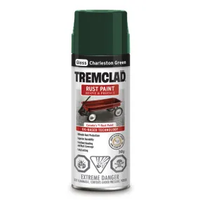340g Tremclad Rust Paint Spray Can, Gloss Charleston Green