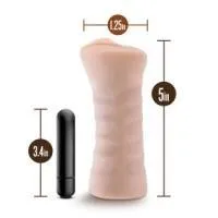 Blush - M for Men - Rain - Vanilla - Masturbator with Vibrating bullet