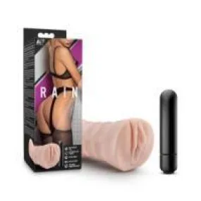 Blush - M for Men - Rain - Vanilla - Masturbator with Vibrating bullet