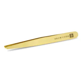 Brow Code - Slanted Tweezers 100% Stainless Steel