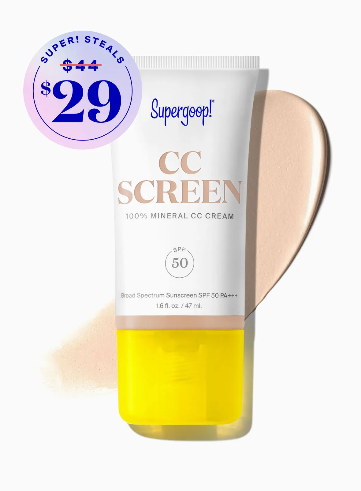 CC Screen 100% Mineral CC Cream SPF 50