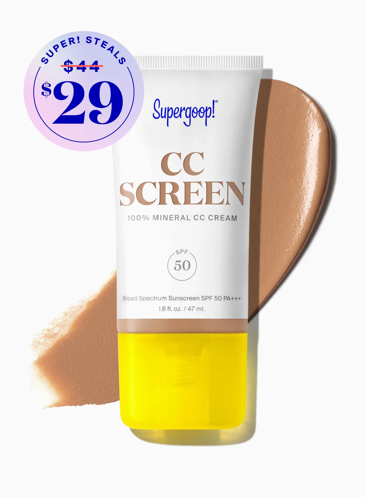CC Screen 100% Mineral CC Cream SPF 50