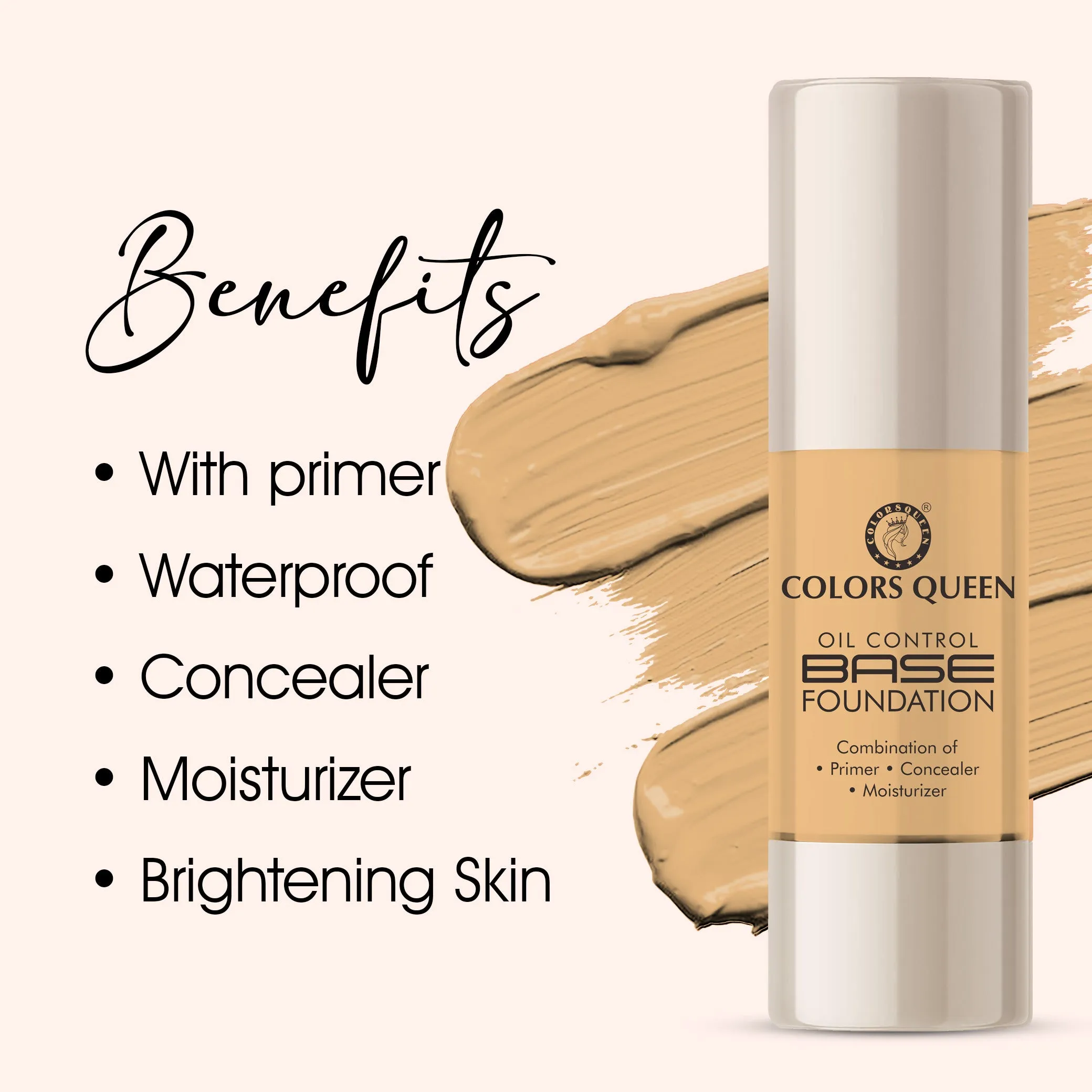 Colors Queen Oil Control Base Foundation