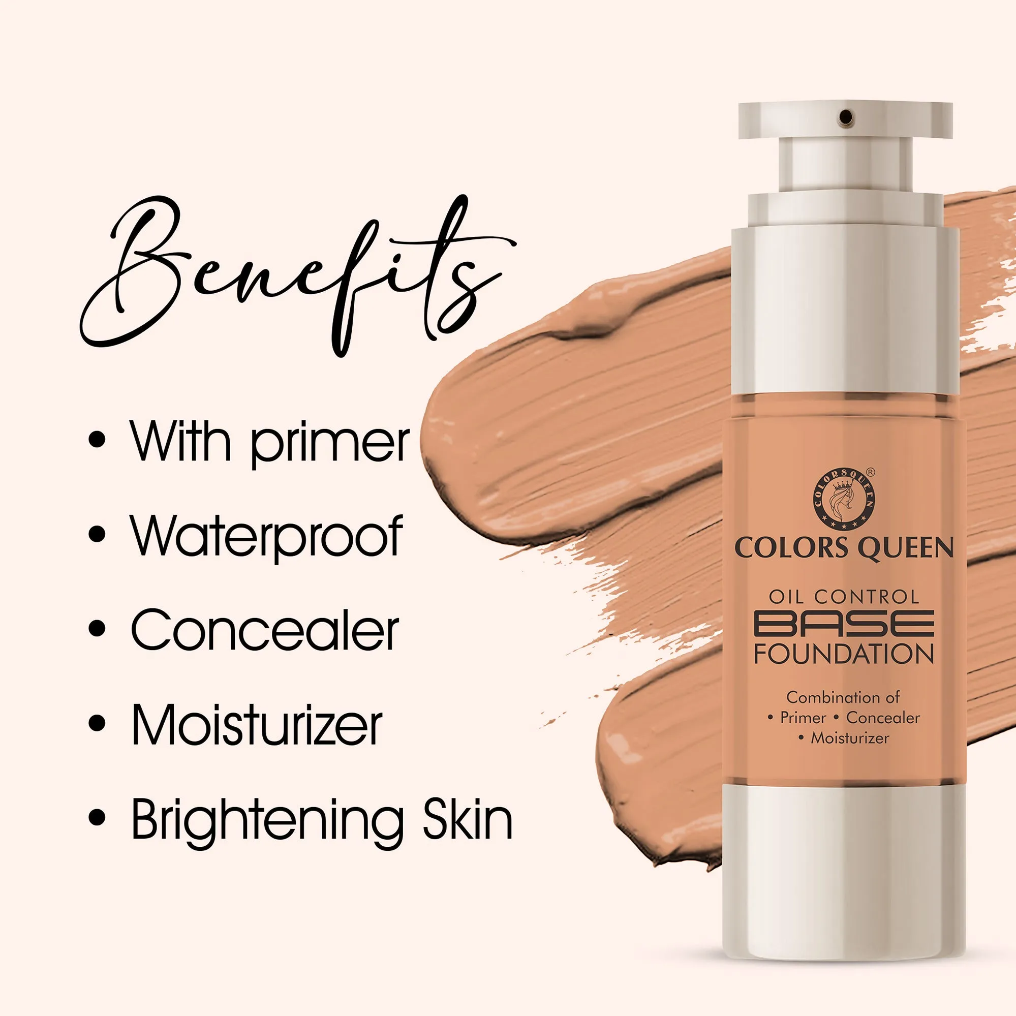 Colors Queen Oil Control Base Foundation