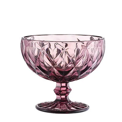 Creative Fashion Glass Ice Cream Bowl