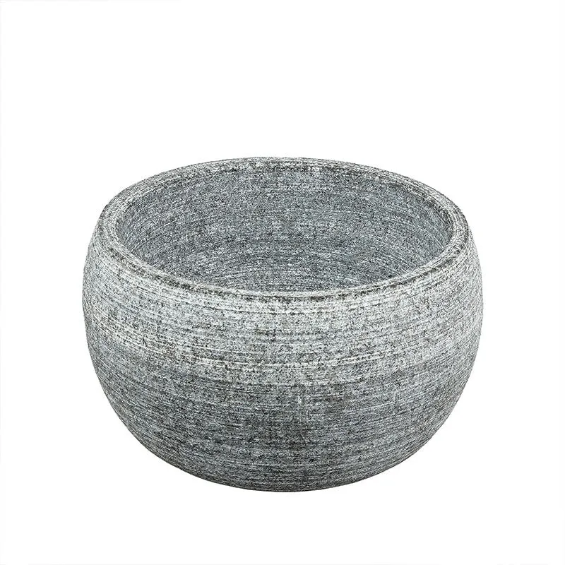 Dapper Street Supply Co. - 100% Natural Granite Stone - Shaving Cream/Soap Bowl with Great Foam Lathering!