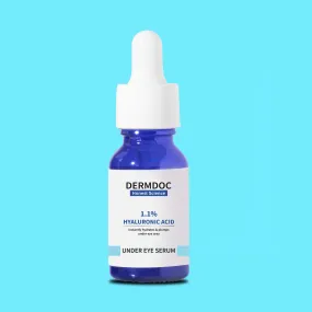 DermDoc 1.1% Hyaluronic Acid Under Eye Serum (15 ml) | under eye serum , hyaluronic acid serum , moisturizing serum , hydrating serum , moisturizing under eye serum , paraben free , sulfate free , under eye serum with hyaluronic