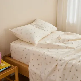 Eden Cotton - Daisy Print Kids Bed Sheets