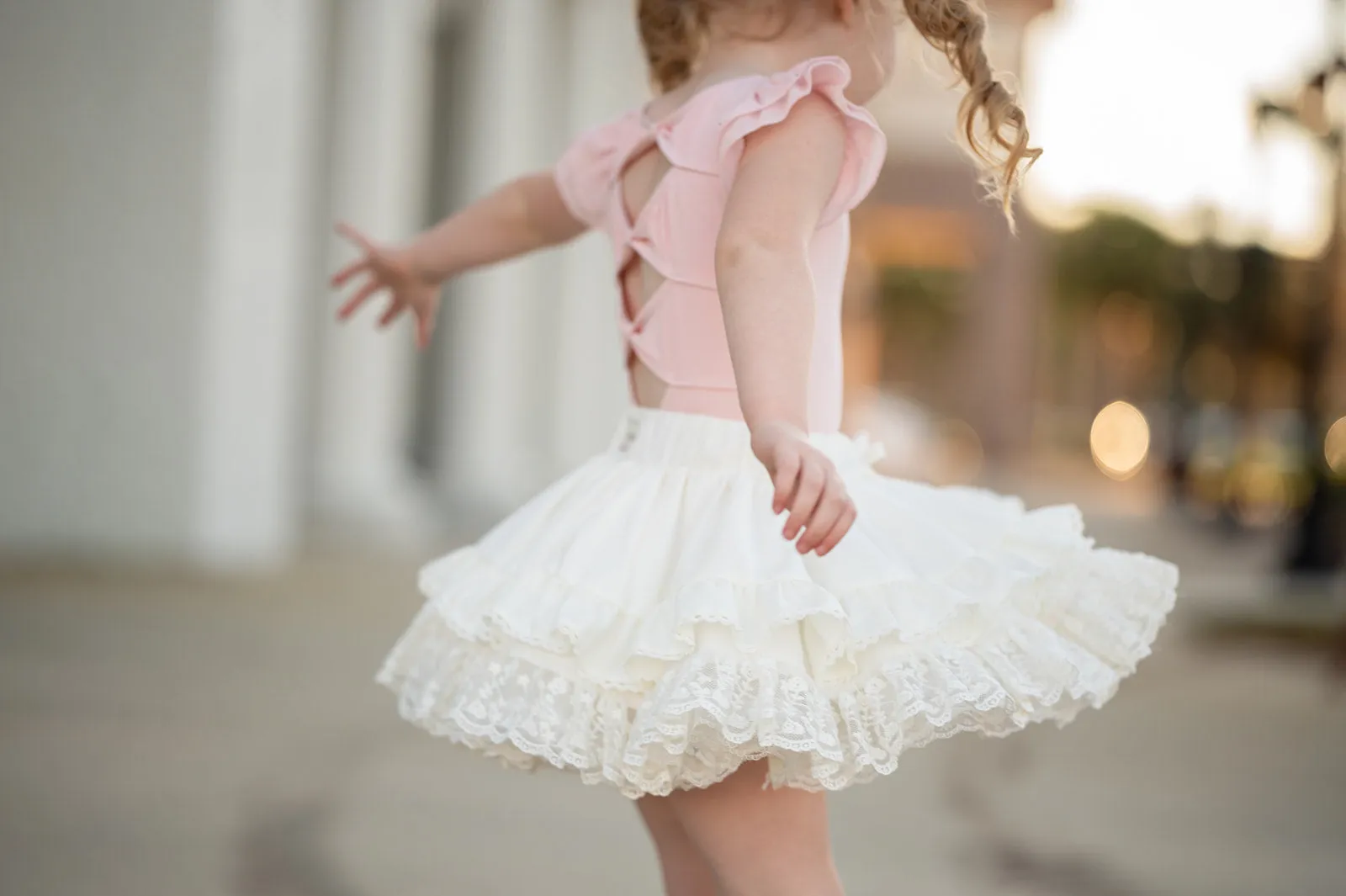 Fancy Petti skirt- Champagne