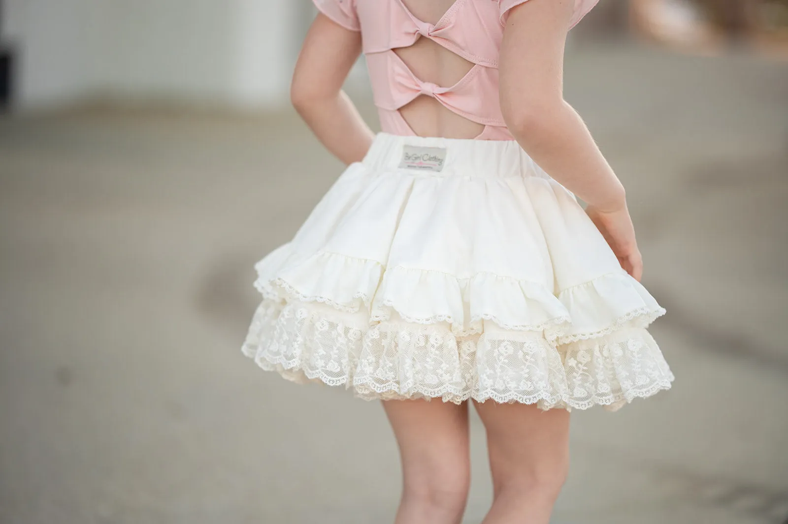 Fancy Petti skirt- Champagne