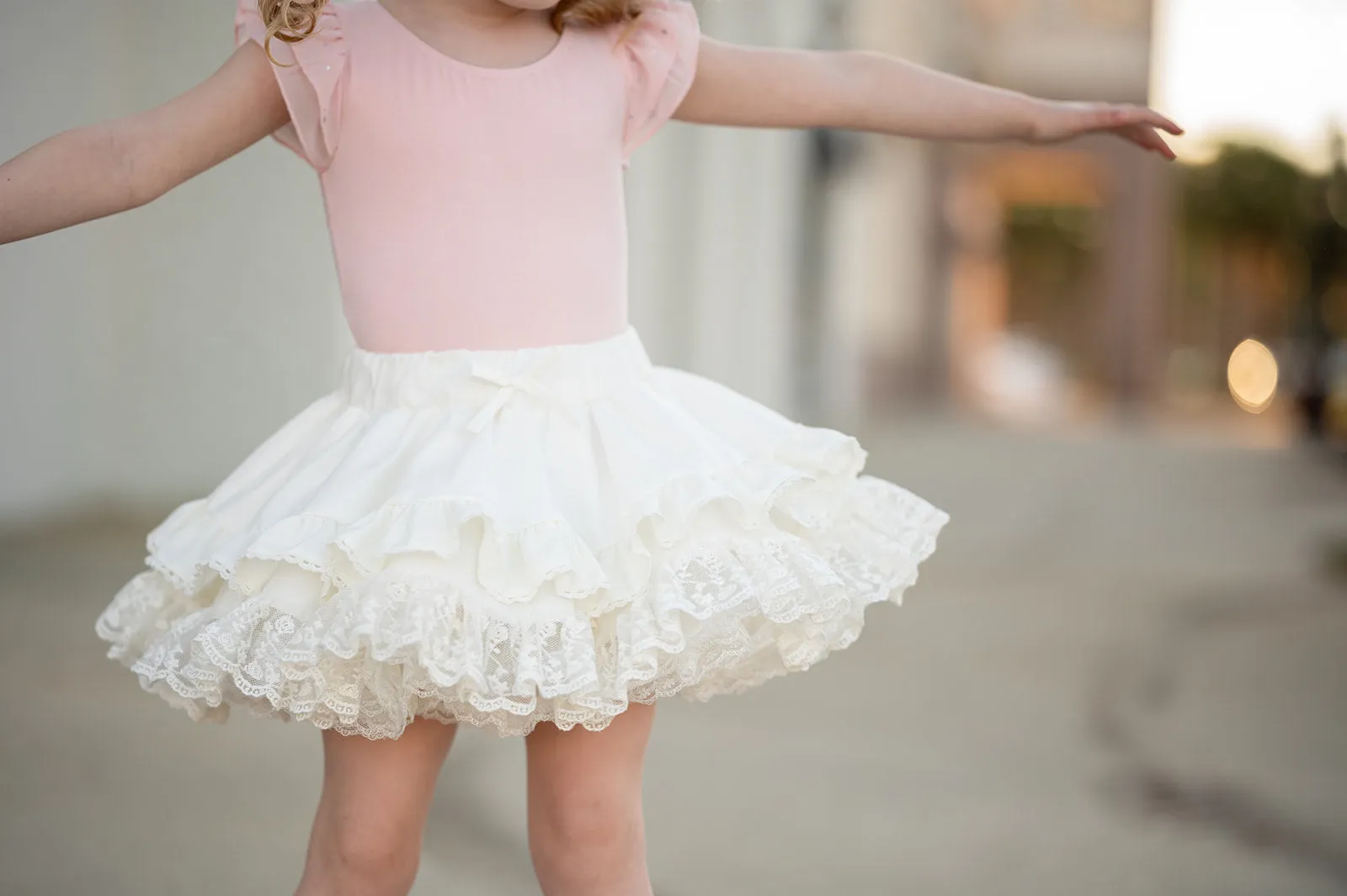 Fancy Petti skirt- Champagne