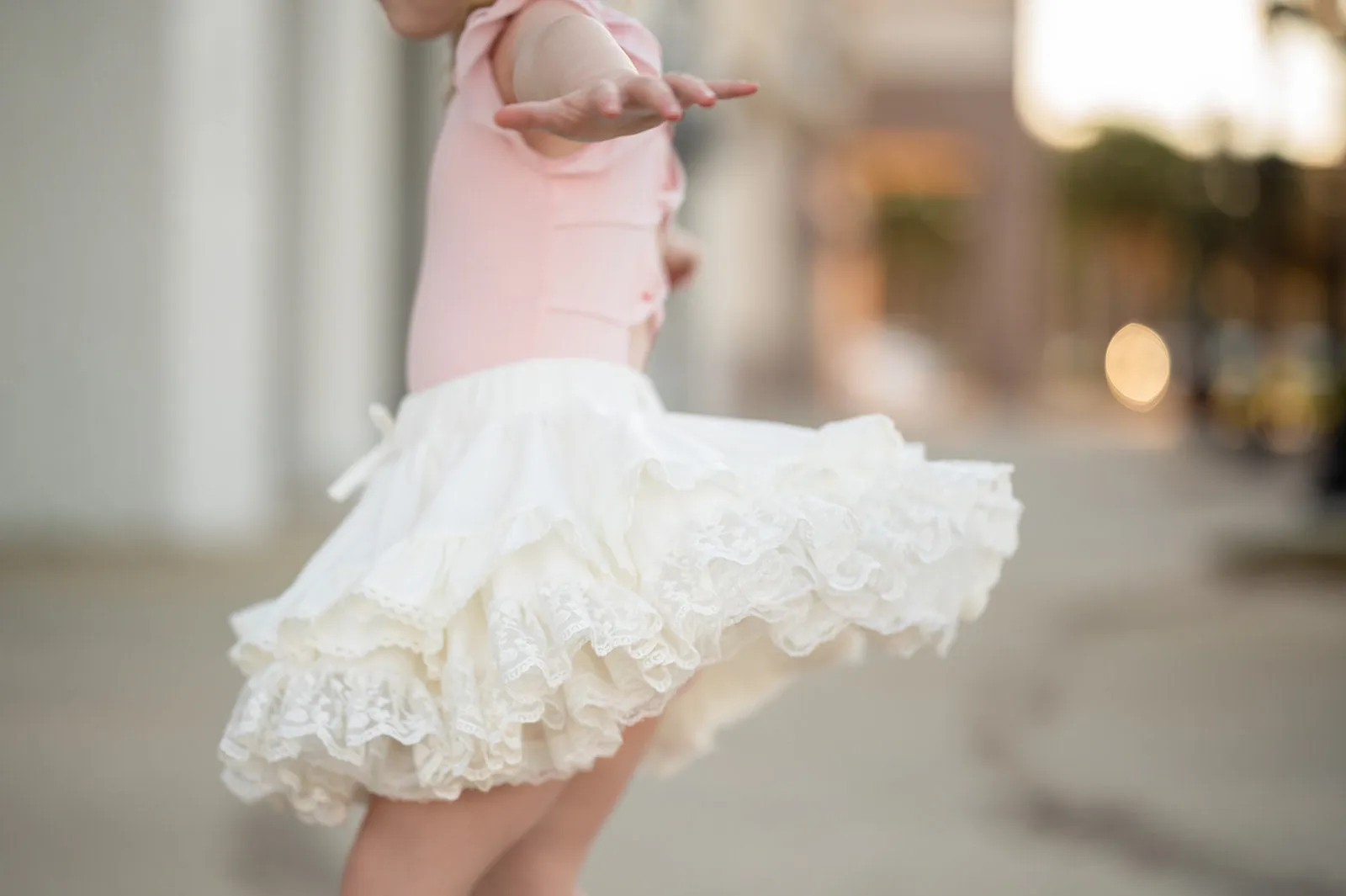 Fancy Petti skirt- Champagne