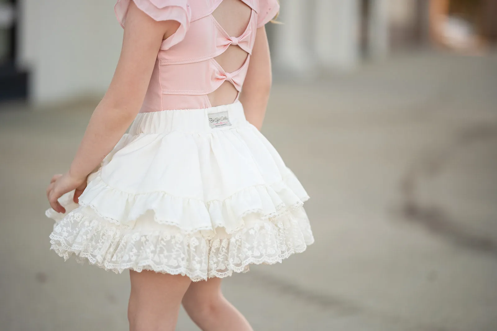 Fancy Petti skirt- Champagne