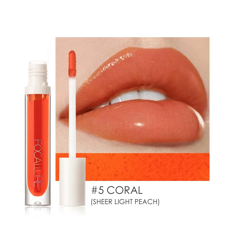 FOCALLURE Moisturizing Liquid Lipstick High Pigment Lip Gloss Makeup Cosmetics