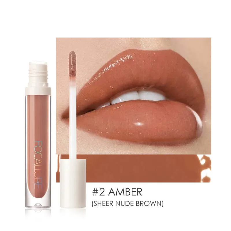 FOCALLURE Moisturizing Liquid Lipstick High Pigment Lip Gloss Makeup Cosmetics