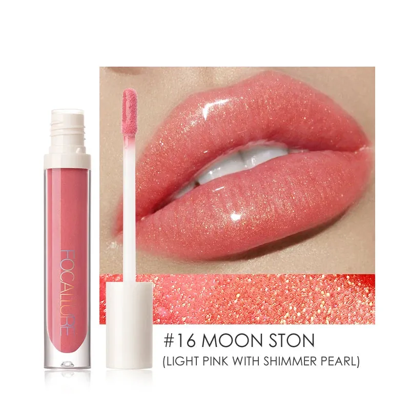 FOCALLURE Moisturizing Liquid Lipstick High Pigment Lip Gloss Makeup Cosmetics