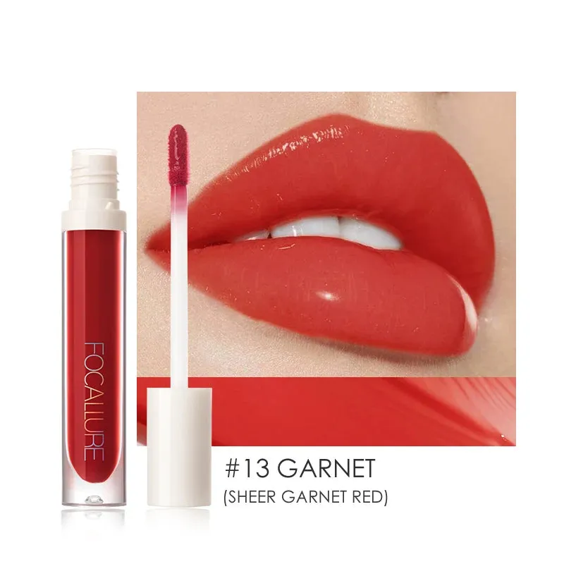 FOCALLURE Moisturizing Liquid Lipstick High Pigment Lip Gloss Makeup Cosmetics