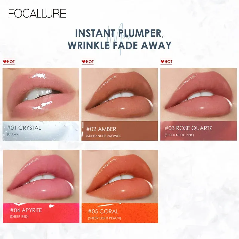 FOCALLURE Moisturizing Liquid Lipstick High Pigment Lip Gloss Makeup Cosmetics