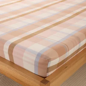 Frankie Flannelette - Marley Gingham Kids Fitted Sheet