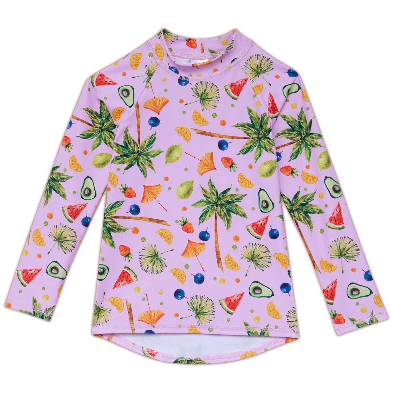 Fruits Long-Sleeve Rashguard Top UPF 50 