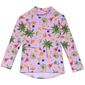 Fruits Long-Sleeve Rashguard Top UPF 50 
