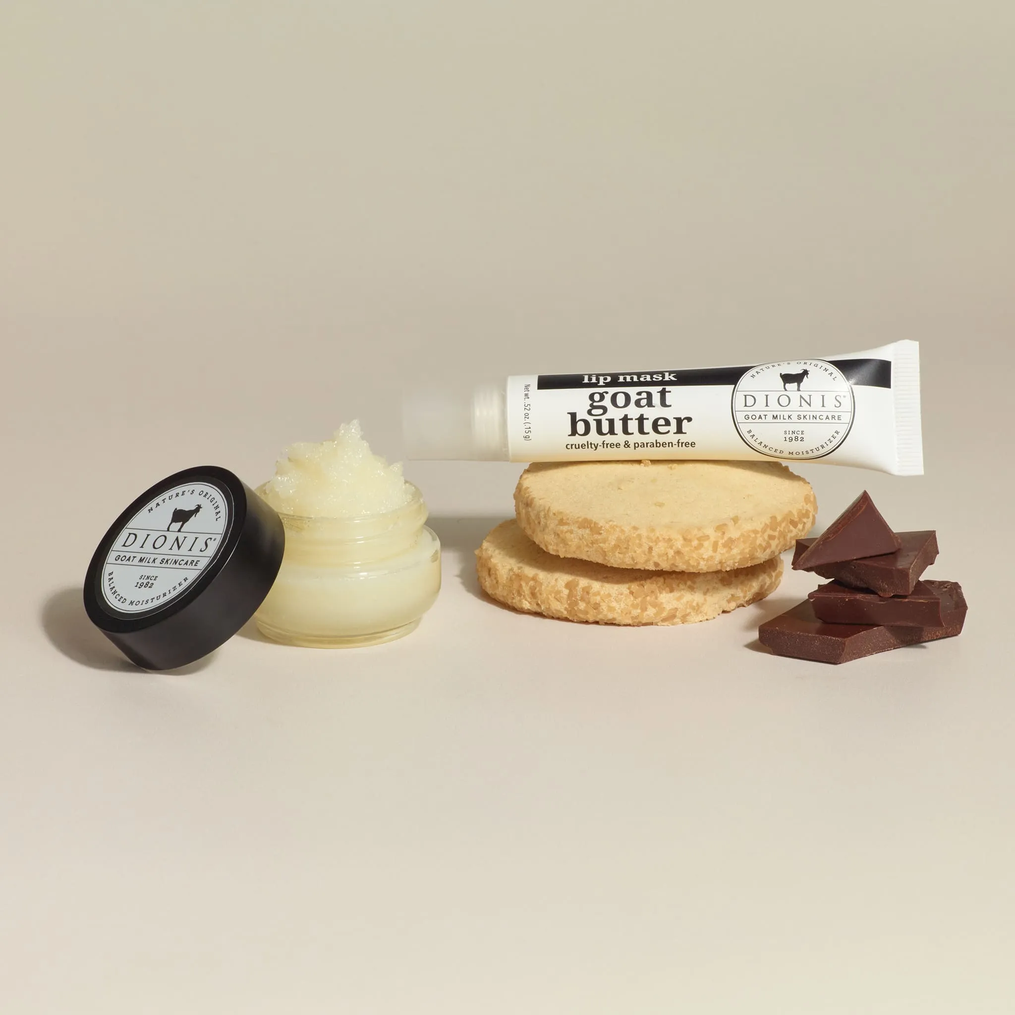 Goat Milk Lip Mask & Lip Scrub Set