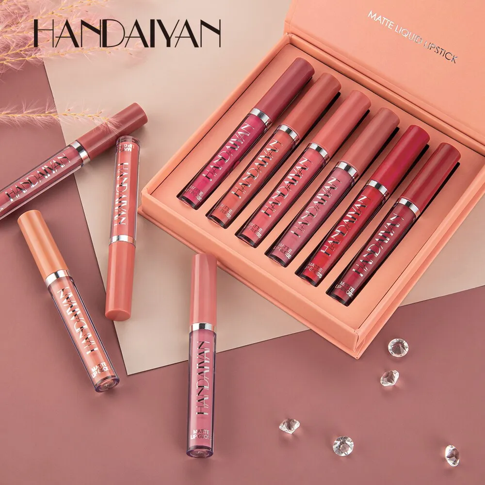 HANDAIYAN Matte Lip Gloss Kit