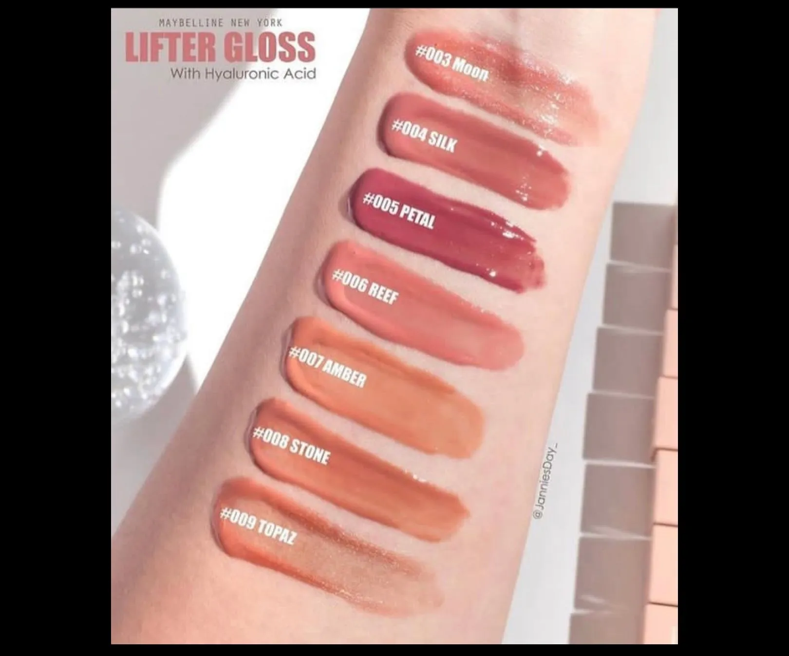 MAYBELLINE LIFTER GLOSS LIP GLOSS MAKEUP WITH HYALURONIC ACID -Silk