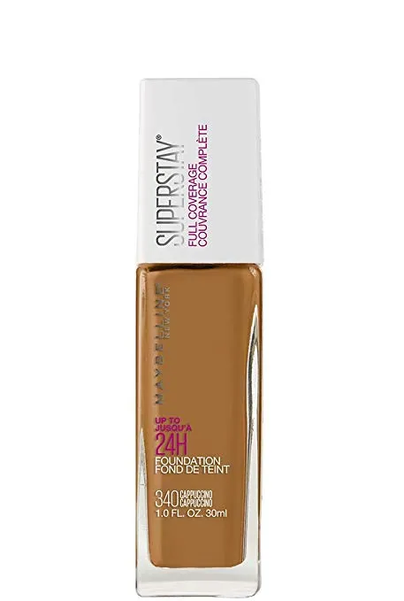MAYBELLINE - Super Stay Full Coverage Liquid Foundation Cappuccino - 1 fl oz (30 ml)