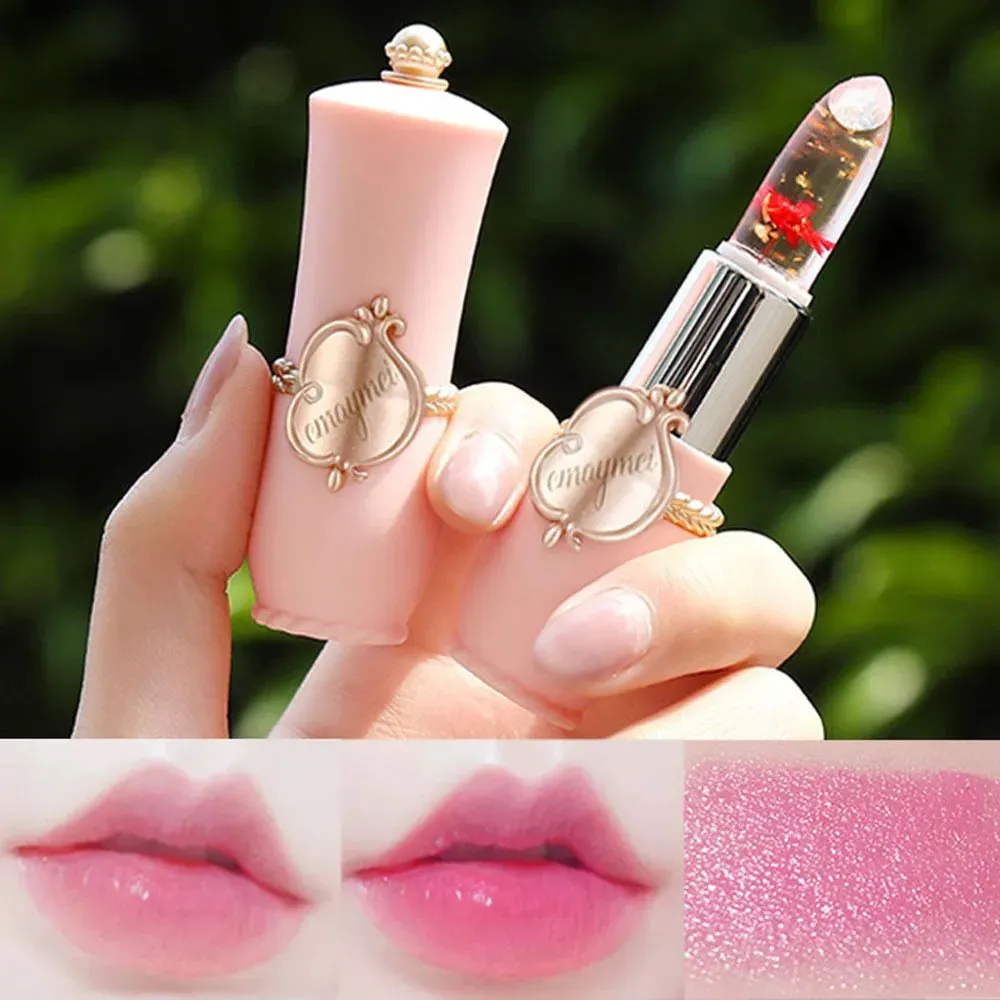 Miss Beauty New  Jelly Flower Transparent Color Change Lipstick 8111