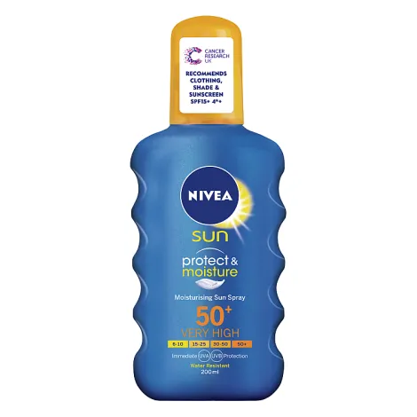 Nivea Sun Moisturising Sun Spray SPF50 200ml