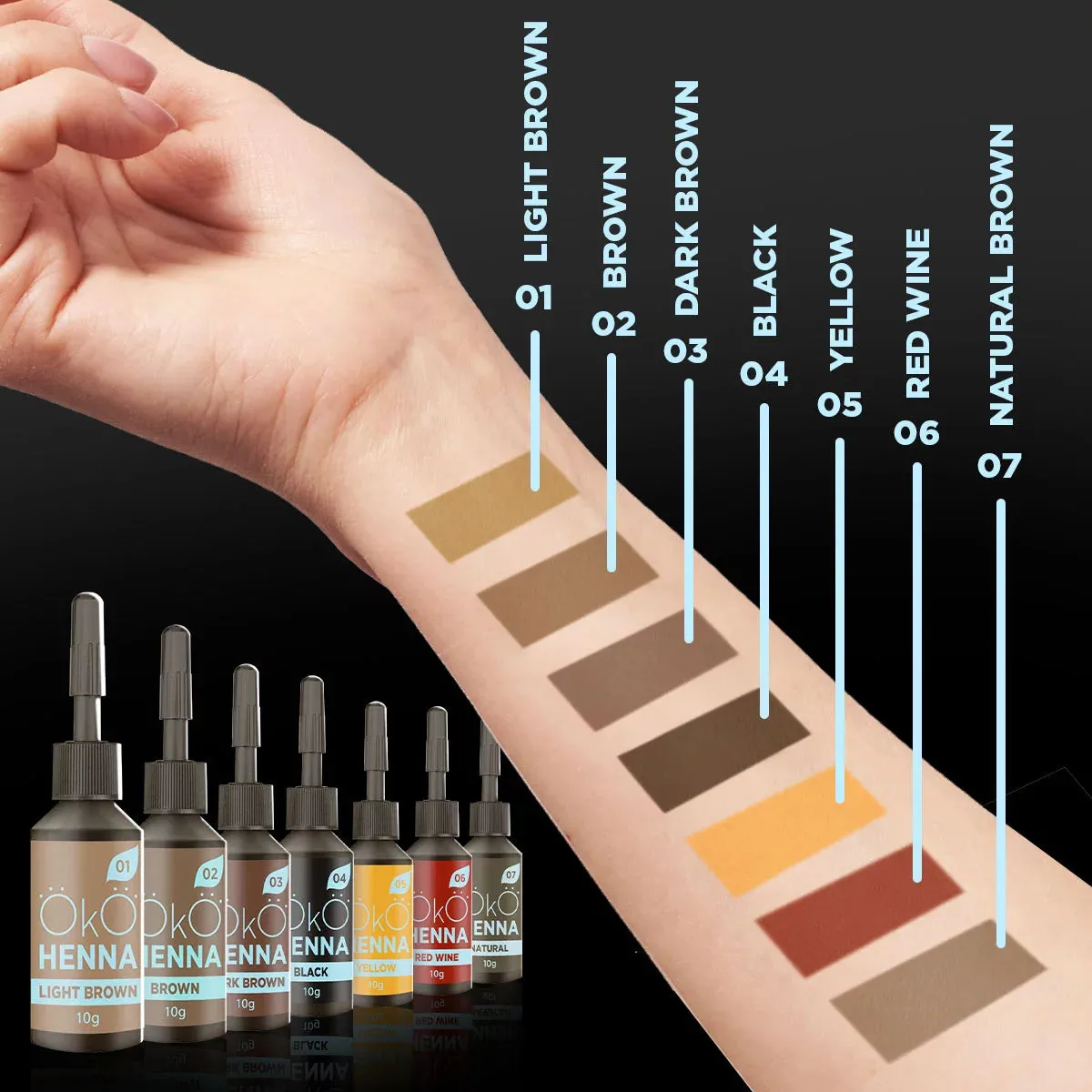 OkO - Power Powder Henna 5g - Choose Your Colour