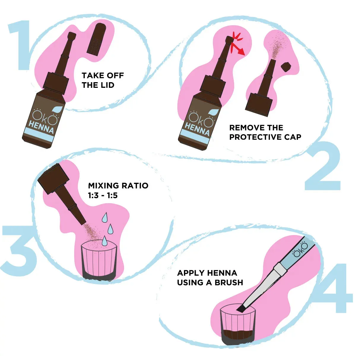 OkO - Power Powder Henna 5g - Choose Your Colour