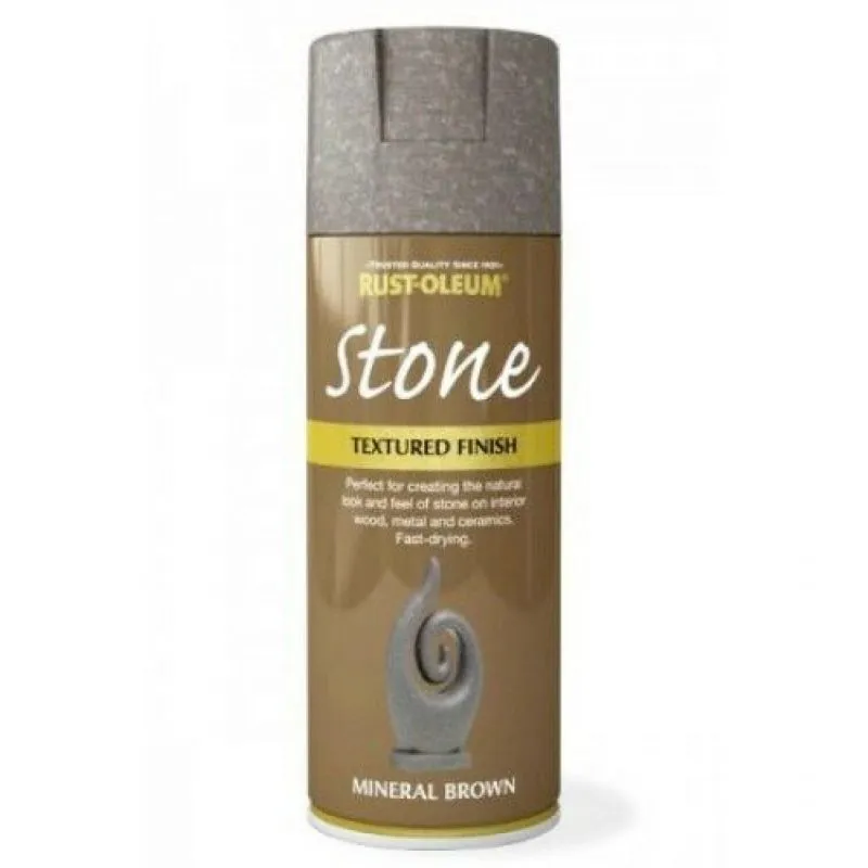 Rust-Oleum Stone Textured Effect Spray Paint 400ml
