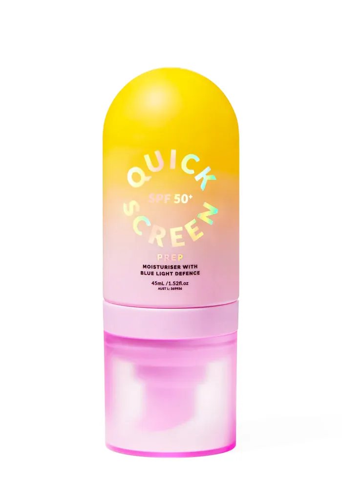 The Quick Screen Prep Moisturiser with Blue Light Defence