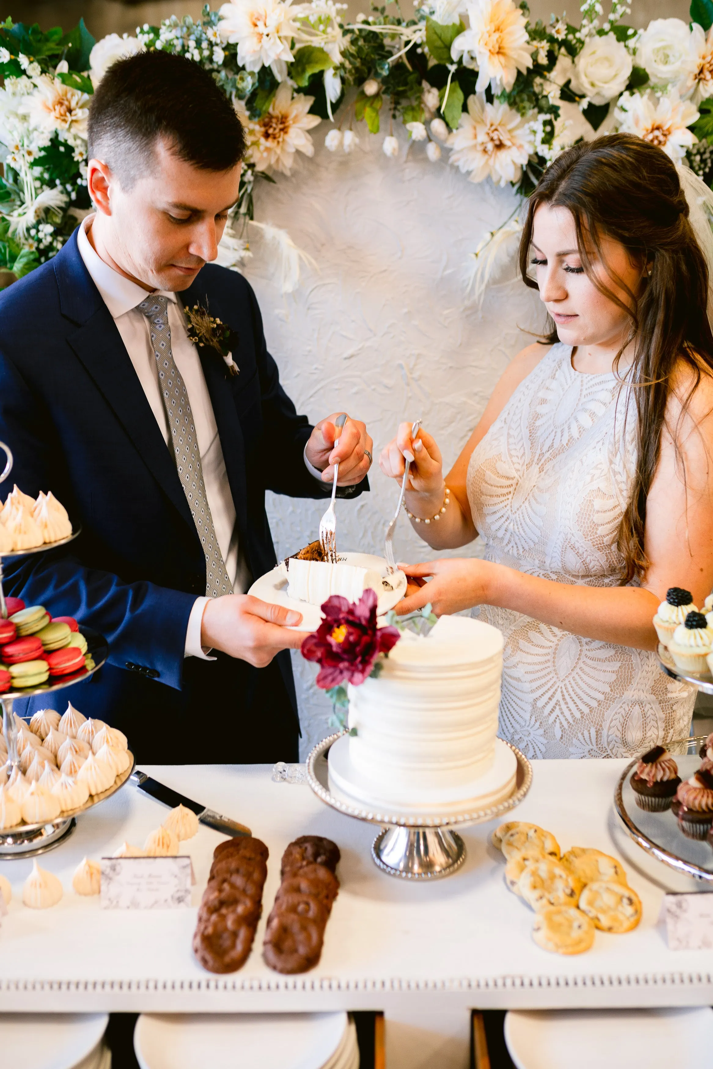 Vintage Burgundy and Blush Air Force Styled Wedding