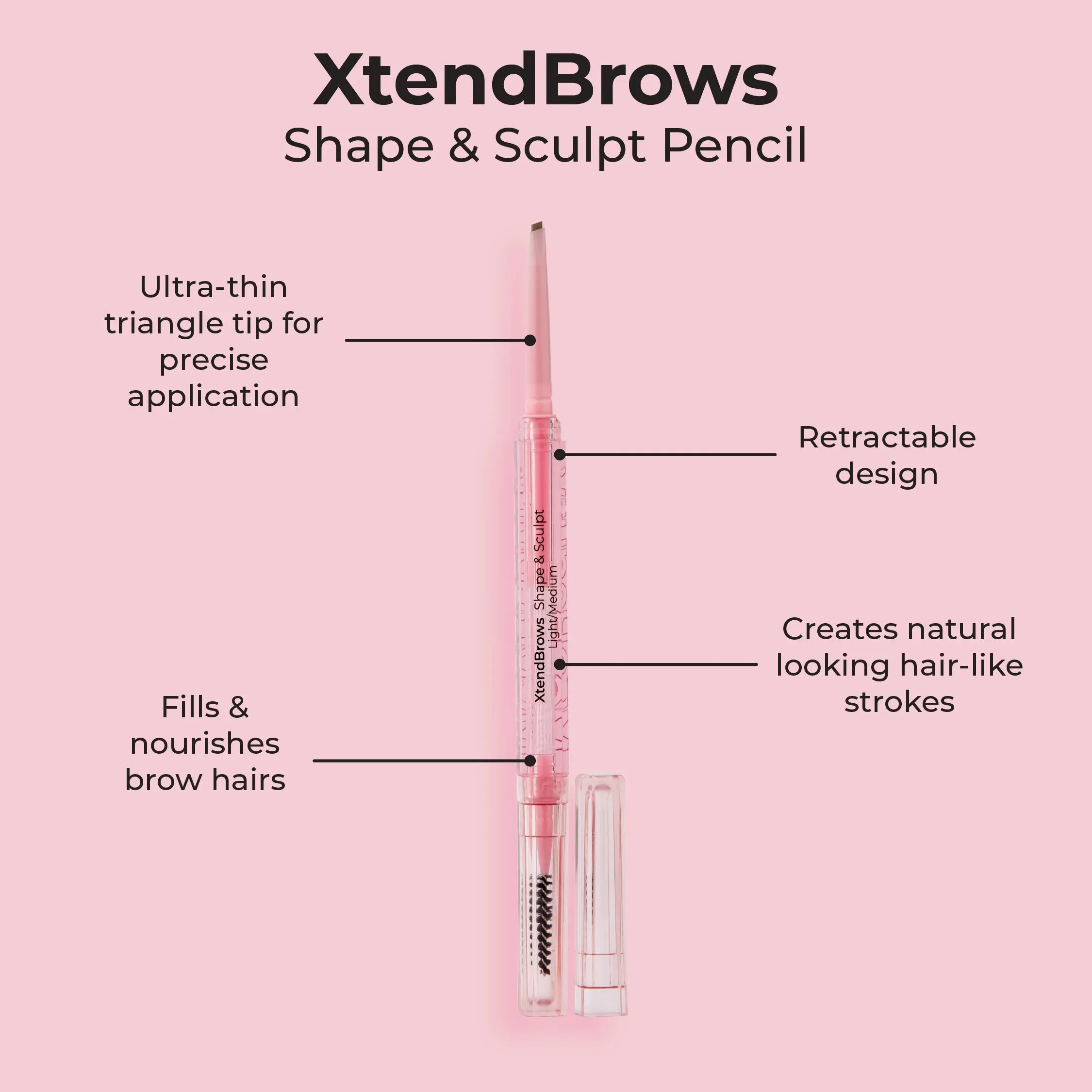 XtendBrows Shape & Sculpt Pencil
