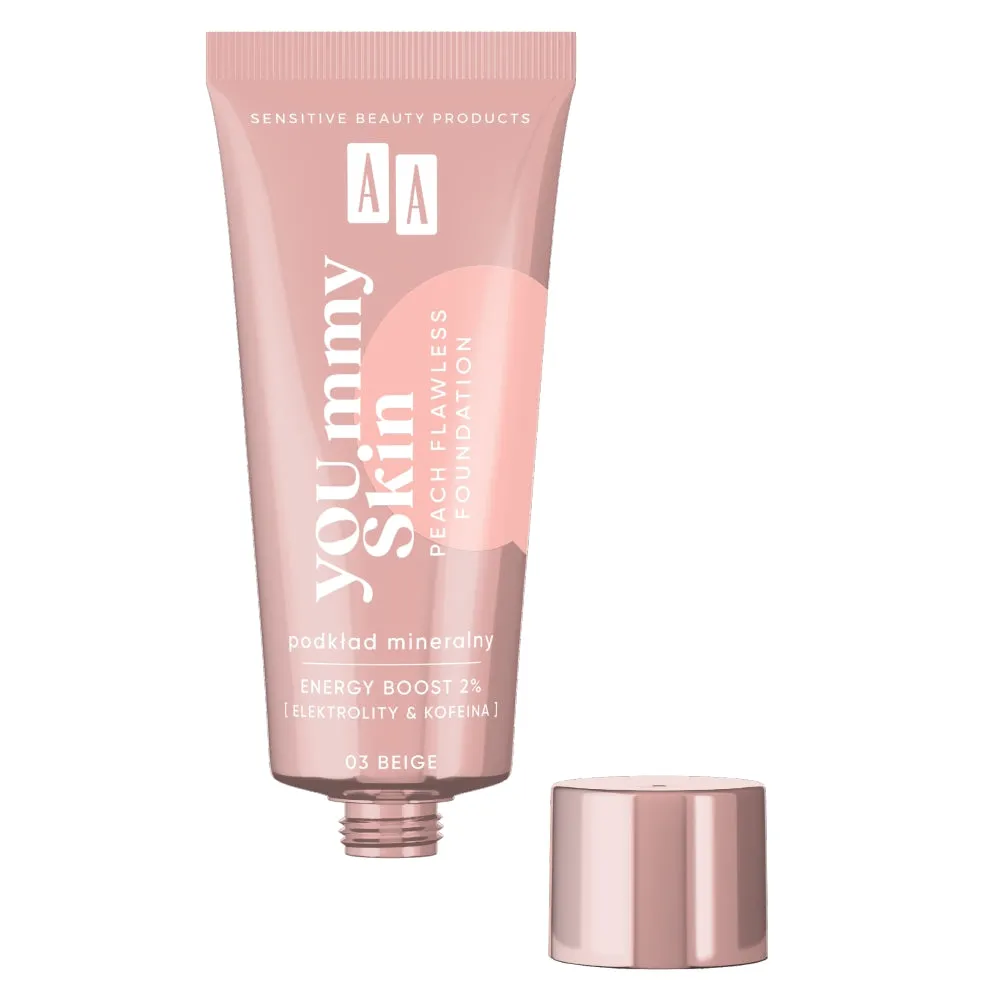 YOU.mmy Skin Peach Flawless Foundation podkład mineralny 03 Beige 30ml