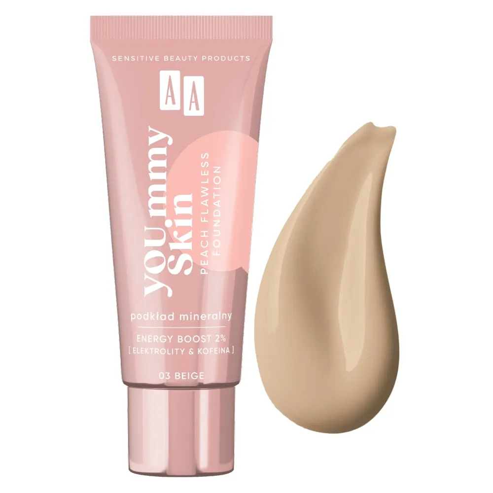 YOU.mmy Skin Peach Flawless Foundation podkład mineralny 03 Beige 30ml